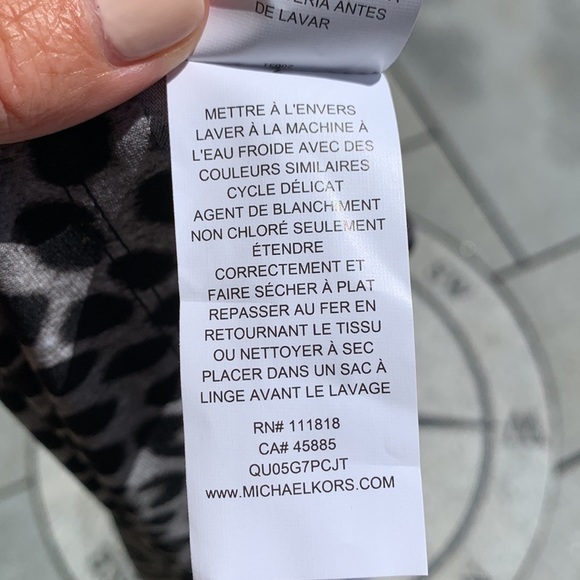 MICHAEL MICHAEL KORS Gunmetal Leopard Print T-Shirt - Picture 14 of 14